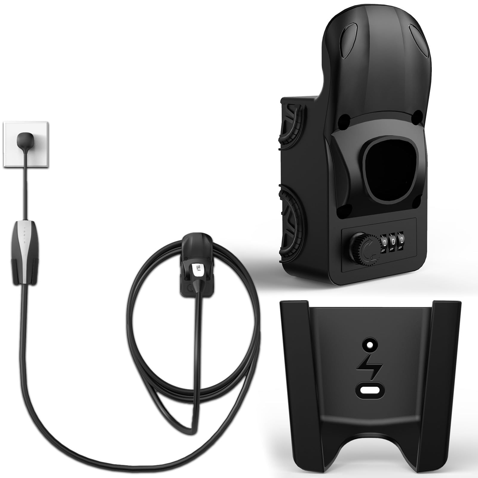 Amazon.co.jp: westsaim Tesla 充電器ホルダー & UMCホルダー ダイヤル